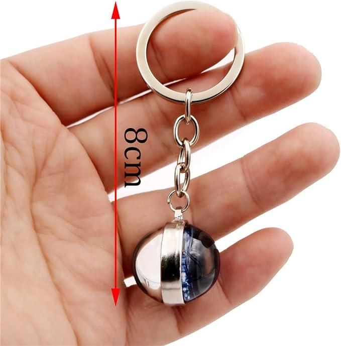 Zodiac Gemstone Keychain - Aries Edge