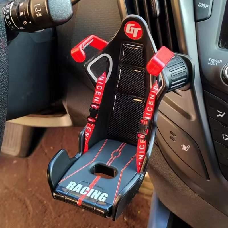Car Phone Holder Mount for All Smartphones (Red) - Aries Edge