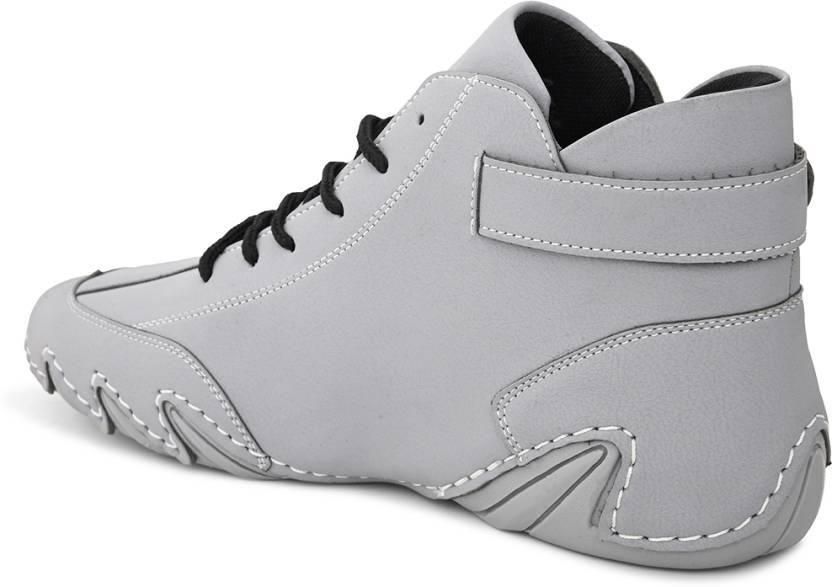 BOLLERO Casual Sneakers For Men's (Grey) - Aries Edge