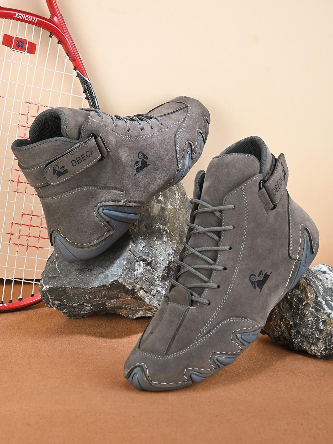 BOLLERO Casual Sneakers For Men's (Grey) - Aries Edge