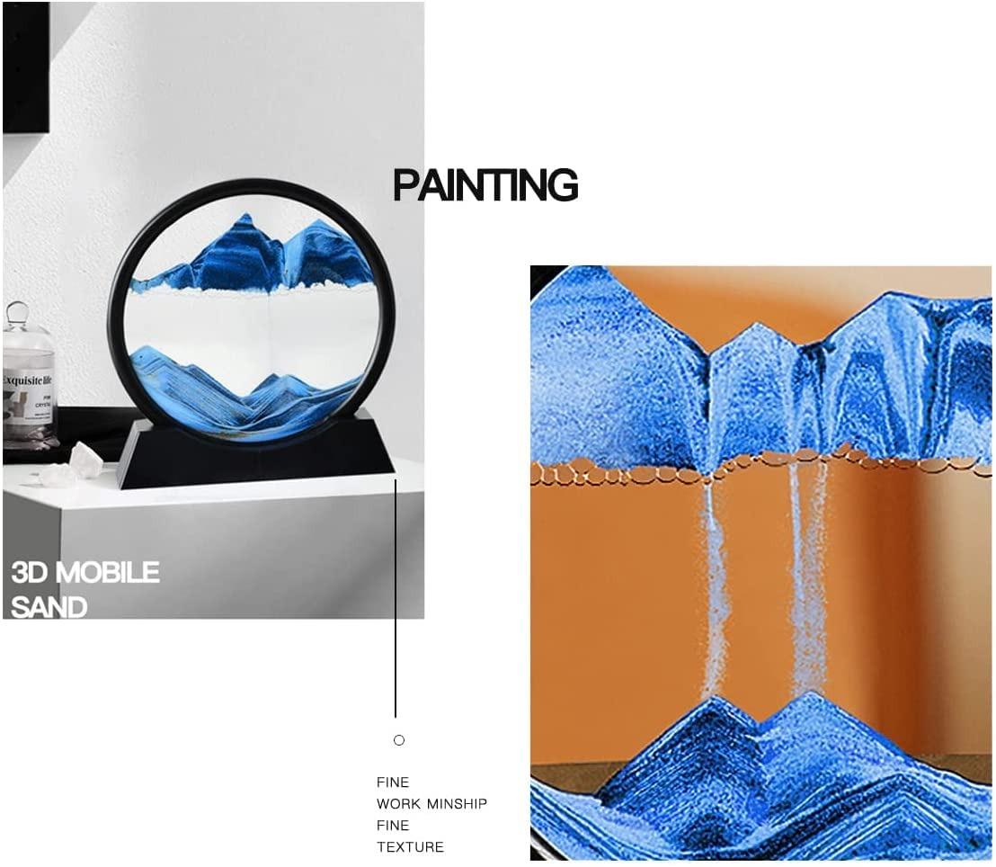 Relaxing Kinetic Sandscape Art Table Desk - Aries Edge