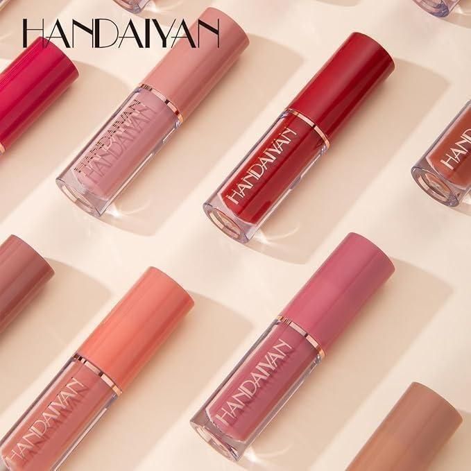 Velvet Matte Liquid Lipstick Set 12Pcs - Aries Edge