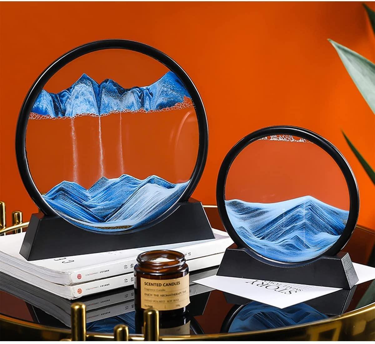 Relaxing Kinetic Sandscape Art Table Desk - Aries Edge
